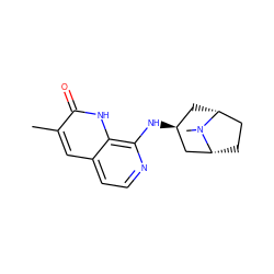 Cc1cc2ccnc(N[C@H]3C[C@@H]4CC[C@H](C3)N4C)c2[nH]c1=O ZINC000473134300