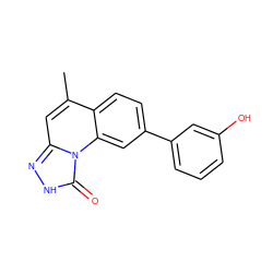 Cc1cc2n[nH]c(=O)n2c2cc(-c3cccc(O)c3)ccc12 ZINC000058583179