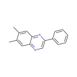 Cc1cc2ncc(-c3ccccc3)nc2cc1C ZINC000000257983