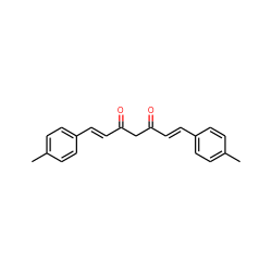 Cc1ccc(/C=C/C(=O)CC(=O)/C=C/c2ccc(C)cc2)cc1 ZINC000137341359