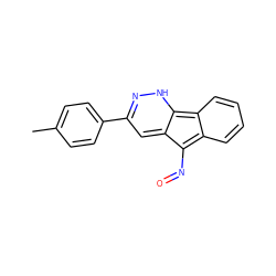 Cc1ccc(-c2cc3c(N=O)c4ccccc4c-3[nH]n2)cc1 ZINC000101759755