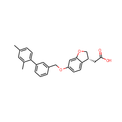 Cc1ccc(-c2cccc(COc3ccc4c(c3)OC[C@@H]4CC(=O)O)c2)c(C)c1 ZINC000059570139