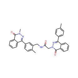 Cc1ccc(-c2nn(CC(=O)NCc3cc(-c4nn(C)c(=O)c5ccccc45)ccc3C)c(=O)c3ccccc23)cc1 ZINC000001267833