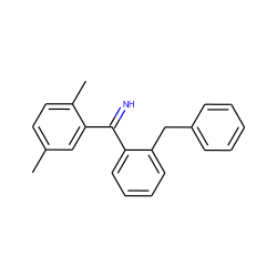 Cc1ccc(C)c(C(=N)c2ccccc2Cc2ccccc2)c1 ZINC000013703929