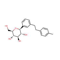 Cc1ccc(CCc2cccc([C@@H]3O[C@H](CO)[C@@H](O)[C@H](O)[C@H]3O)c2)cc1 ZINC000034033584