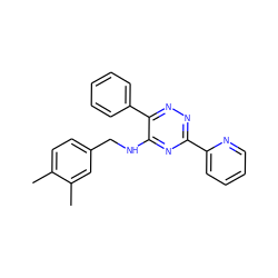 Cc1ccc(CNc2nc(-c3ccccn3)nnc2-c2ccccc2)cc1C ZINC000095566710