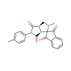 Cc1ccc(N2C(=O)[C@H]3[C@H](CN(C)C34C(=O)c3ccccc3C4=O)C2=O)cc1 ZINC001772601086