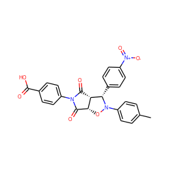 Cc1ccc(N2O[C@@H]3C(=O)N(c4ccc(C(=O)O)cc4)C(=O)[C@@H]3[C@@H]2c2ccc([N+](=O)[O-])cc2)cc1 ZINC000101521041