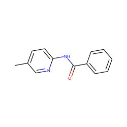 Cc1ccc(NC(=O)c2ccccc2)nc1 ZINC000000362494