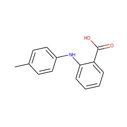 Cc1ccc(Nc2ccccc2C(=O)O)cc1 ZINC000005160660