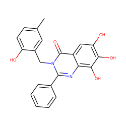 Cc1ccc(O)c(Cn2c(-c3ccccc3)nc3c(O)c(O)c(O)cc3c2=O)c1 ZINC000096285599