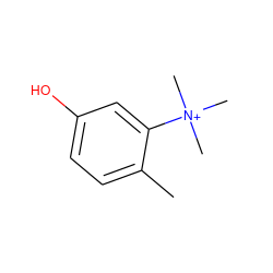 Cc1ccc(O)cc1[N+](C)(C)C ZINC000001844045