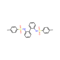 Cc1ccc(S(=O)(=O)Nc2ccccc2-c2ccccc2NS(=O)(=O)c2ccc(C)cc2)cc1 ZINC000000671448