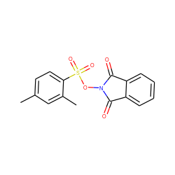 Cc1ccc(S(=O)(=O)ON2C(=O)c3ccccc3C2=O)c(C)c1 ZINC000002840971