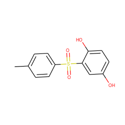 Cc1ccc(S(=O)(=O)c2cc(O)ccc2O)cc1 ZINC000000036613