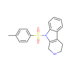 Cc1ccc(S(=O)(=O)n2c3c(c4ccccc42)CCNC3)cc1 ZINC000028526684