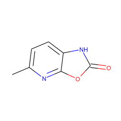 Cc1ccc2[nH]c(=O)oc2n1 ZINC000026724637