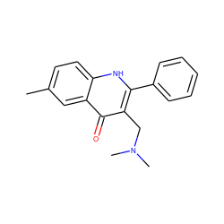 Cc1ccc2[nH]c(-c3ccccc3)c(CN(C)C)c(=O)c2c1 ZINC000008578510