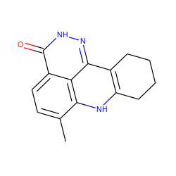 Cc1ccc2c(=O)[nH]nc3c4c([nH]c1c32)CCCC4 ZINC000150094364