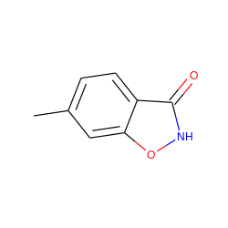 Cc1ccc2c(=O)[nH]oc2c1 ZINC000014980238