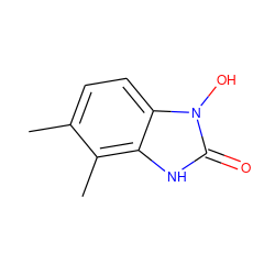 Cc1ccc2c([nH]c(=O)n2O)c1C ZINC000095573608