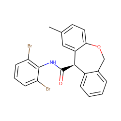 Cc1ccc2c(c1)[C@H](C(=O)Nc1c(Br)cccc1Br)c1ccccc1CO2 ZINC000013735117