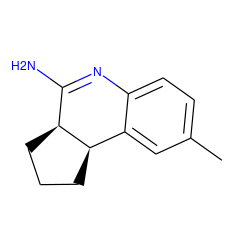 Cc1ccc2c(c1)[C@H]1CCC[C@H]1C(N)=N2 ZINC000013817908