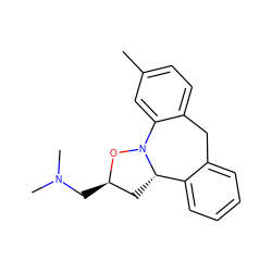 Cc1ccc2c(c1)N1O[C@H](CN(C)C)C[C@H]1c1ccccc1C2 ZINC000013437088