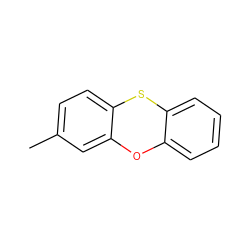 Cc1ccc2c(c1)Oc1ccccc1S2 ZINC000001730237