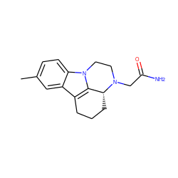 Cc1ccc2c(c1)c1c3n2CCN(CC(N)=O)[C@@H]3CCC1 ZINC000061958019