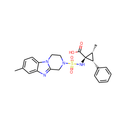 Cc1ccc2c(c1)nc1n2CCN(S(=O)(=O)N[C@@]2(C(=O)O)[C@H](C)[C@@H]2c2ccccc2)C1 ZINC000071318008