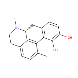 Cc1ccc2c3c1-c1c(ccc(O)c1O)C[C@H]3N(C)CC2 ZINC000096272449