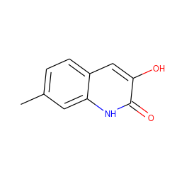 Cc1ccc2cc(O)c(=O)[nH]c2c1 ZINC000040979182