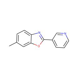 Cc1ccc2nc(-c3cccnc3)oc2c1 ZINC000000352039