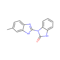 Cc1ccc2nc(-n3c(=O)[nH]c4ccccc43)[nH]c2c1 ZINC001772645463