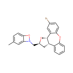 Cc1ccc2on(C[C@@H]3C[C@H]4c5ccccc5Oc5ccc(Br)cc5[C@H]4O3)c2c1 ZINC000028525032