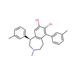 Cc1cccc(-c2c(O)c(O)cc3c2CCN(C)C[C@H]3c2cccc(C)c2)c1 ZINC000040937033