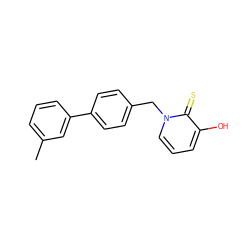 Cc1cccc(-c2ccc(Cn3cccc(O)c3=S)cc2)c1 ZINC000095587958