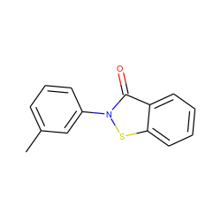 Cc1cccc(-n2sc3ccccc3c2=O)c1 ZINC000066101347