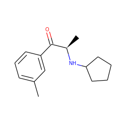 Cc1cccc(C(=O)[C@@H](C)NC2CCCC2)c1 ZINC000045348726