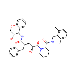 Cc1cccc(C)c1CNC(=O)[C@@H]1CCCCN1C(=O)[C@@H](O)C[C@@H](Cc1ccccc1)C(=O)N[C@H]1c2ccccc2OC[C@H]1O ZINC000028953487