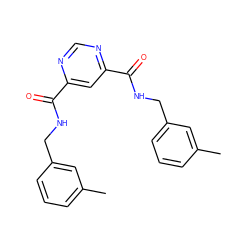 Cc1cccc(CNC(=O)c2cc(C(=O)NCc3cccc(C)c3)ncn2)c1 ZINC000012504497