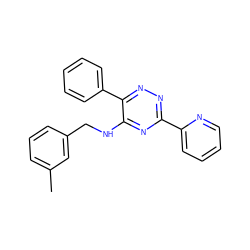 Cc1cccc(CNc2nc(-c3ccccn3)nnc2-c2ccccc2)c1 ZINC000095567641