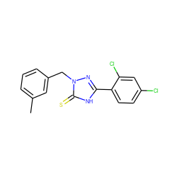 Cc1cccc(Cn2nc(-c3ccc(Cl)cc3Cl)[nH]c2=S)c1 ZINC000013536887