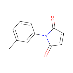 Cc1cccc(N2C(=O)C=CC2=O)c1 ZINC000000207239