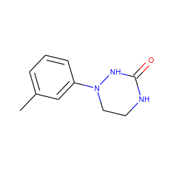 Cc1cccc(N2CCNC(=O)N2)c1 ZINC000000025268