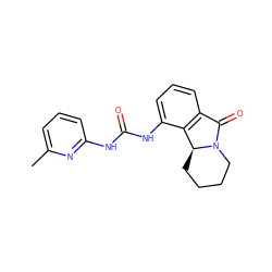 Cc1cccc(NC(=O)Nc2cccc3c2[C@@H]2CCCCN2C3=O)n1 ZINC000116945152