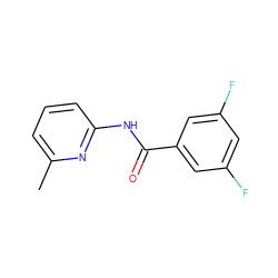 Cc1cccc(NC(=O)c2cc(F)cc(F)c2)n1 ZINC000025046105