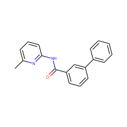 Cc1cccc(NC(=O)c2cccc(-c3ccccc3)c2)n1 ZINC000036159426