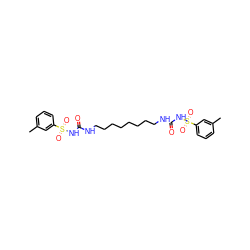 Cc1cccc(S(=O)(=O)NC(=O)NCCCCCCCCNC(=O)NS(=O)(=O)c2cccc(C)c2)c1 ZINC000042852207